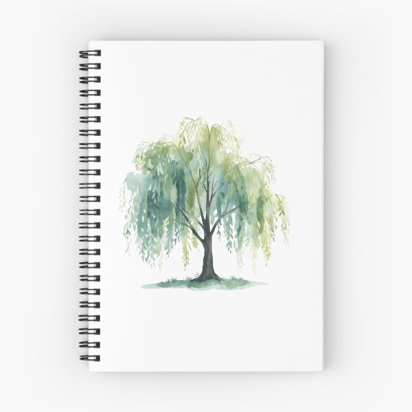 Item preview, Weeping willow watercolor designed and sold by uunaa.