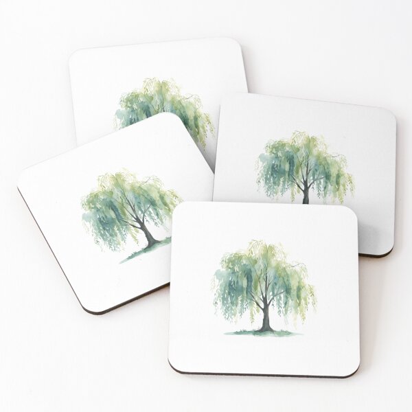 Item preview, Weeping willow watercolor designed and sold by uunaa.
