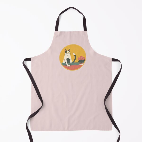 Item preview, Cute Mid Century Modern Cat Minimal Art designed and sold by mellow-koko.