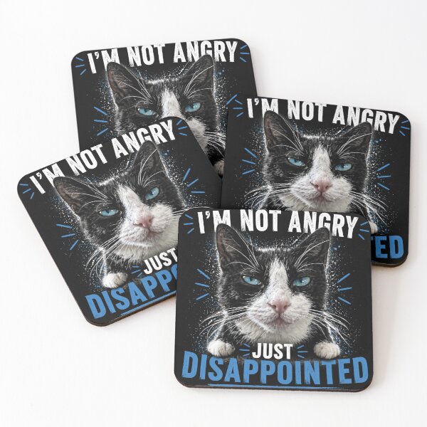 Item preview, I’m Not Angry Just Disappointed Funny Cat Meme | Sarcastic Cat Humor Design designed and sold by IdentityThread.