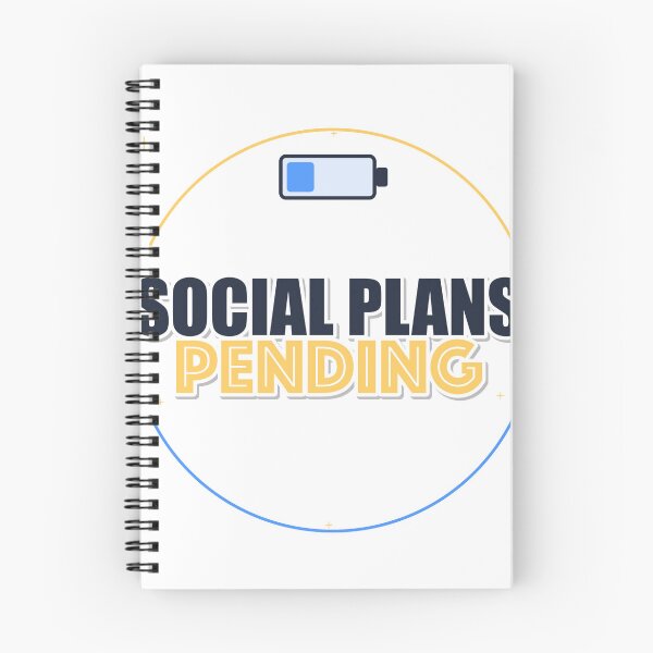 Item preview, Social Plans Pending designed and sold by IllumeInk.