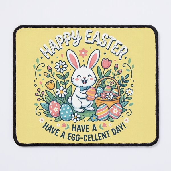 Item preview, Happy Easter Have A Egg-cellent Day! designed and sold by Owcomm.