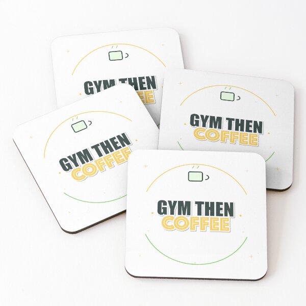 Item preview, Gym Then Coffee designed and sold by IllumeInk.