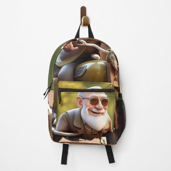 Item preview, Old Man riding a Motorcycle designed and sold by Colin Bentham.