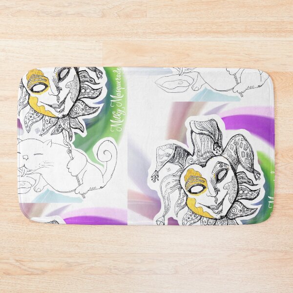 Item preview, Milky Masquerade Cat (drawing by ACCI)  designed and sold by VanyssaGraphics.
