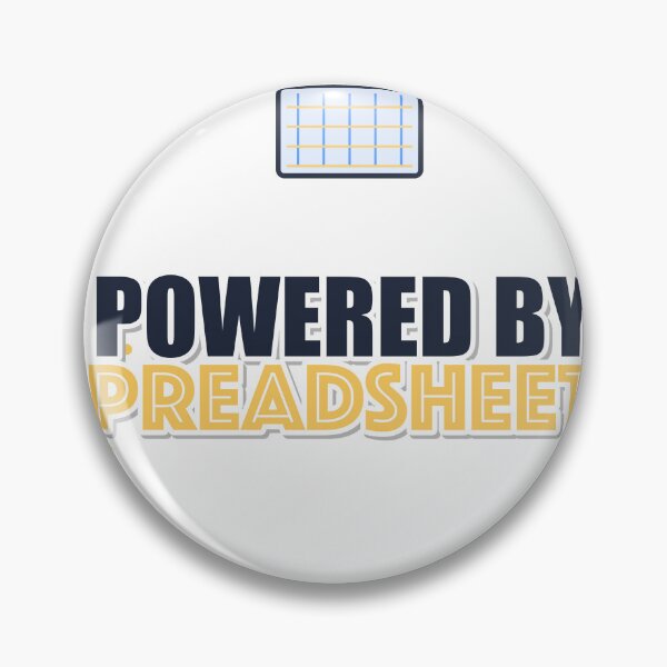 Item preview, Powered By Spreadsheets designed and sold by IllumeInk.