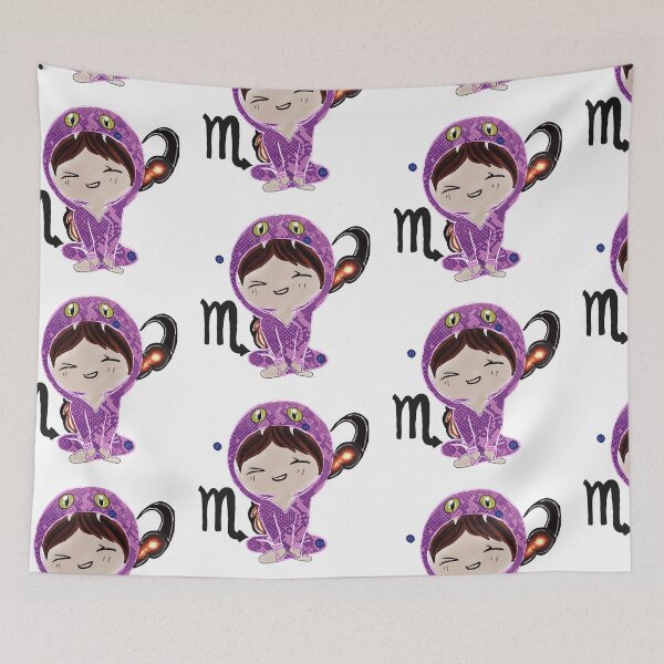 Item preview, Little Cosmic Scorpion: Kawaii Zodiac Sign designed and sold by LatelierDeCleo.