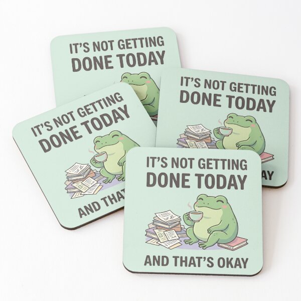 Item preview, It’s Not Getting Done Today Frog Meme Shirt – Funny Lazy Frog Tee designed and sold by ZyxDes.