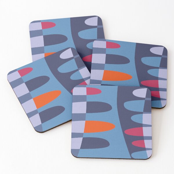 Item preview, MCM abstract shapes - colorful designed and sold by JMgraphic.