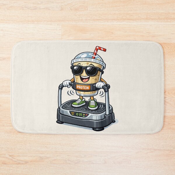 Item preview, Protein Shake Fitness Machine Character designed and sold by BROHLine Studio.
