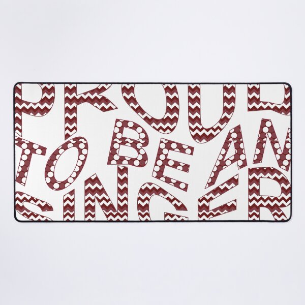 Item preview, Proud To Be An Singer Wavy Text designed and sold by TheIconSmith.