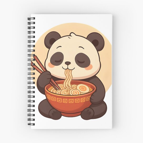 Item preview, Ramen Panda - Cute Anime Panda Bear Ramen Bowl Art designed and sold by Void-Panda.