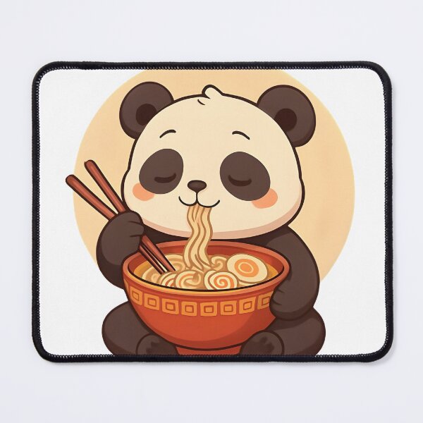Item preview, Ramen Panda - Cute Anime Panda Bear Ramen Bowl Art designed and sold by Void-Panda.