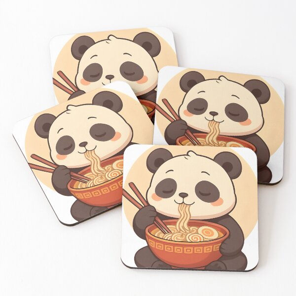 Item preview, Ramen Panda - Cute Anime Panda Bear Ramen Bowl Art designed and sold by Void-Panda.