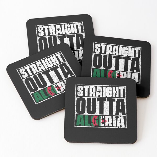Item preview, Straight Outta Algeria Flag designed and sold by CosmoKitsch.