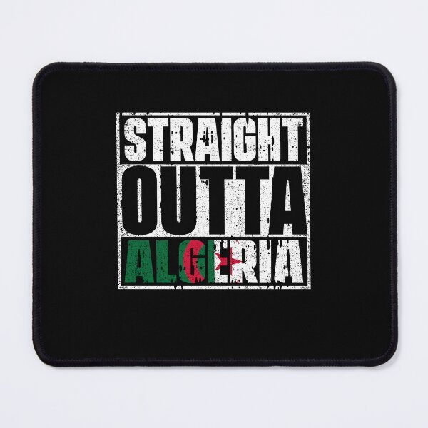Item preview, Straight Outta Algeria Flag designed and sold by CosmoKitsch.
