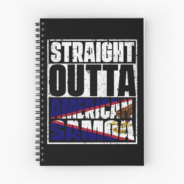 Item preview, Straight Outta american samoa Flag designed and sold by CosmoKitsch.