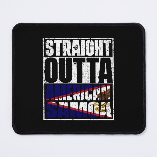 Item preview, Straight Outta american samoa Flag designed and sold by CosmoKitsch.