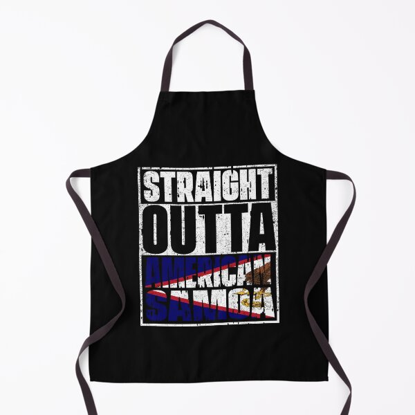 Item preview, Straight Outta american samoa Flag designed and sold by CosmoKitsch.