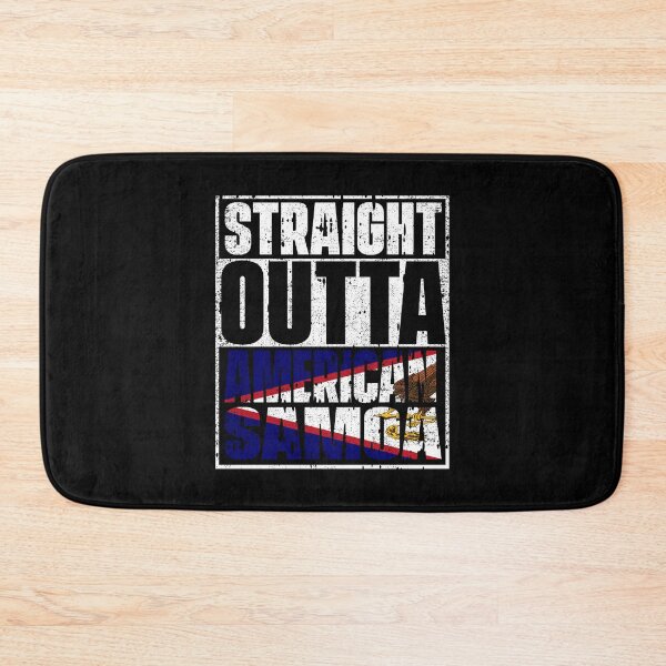 Item preview, Straight Outta american samoa Flag designed and sold by CosmoKitsch.