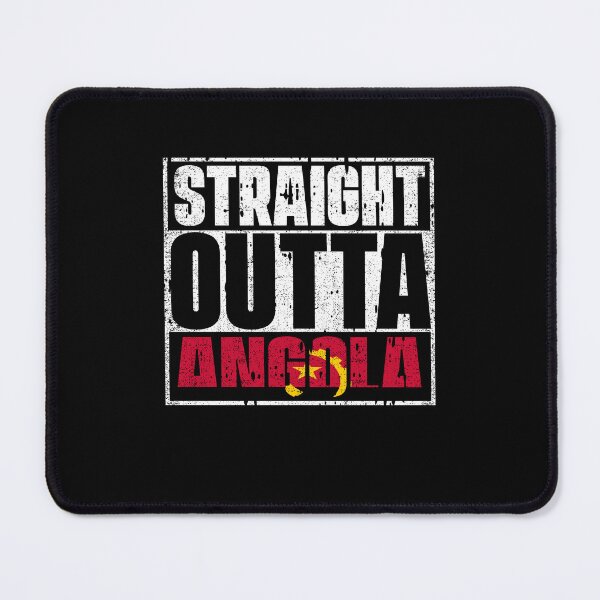 Item preview, Straight Outta Angola Flag designed and sold by CosmoKitsch.