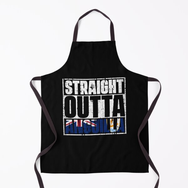 Item preview, Straight Outta Anguilla Flag designed and sold by CosmoKitsch.