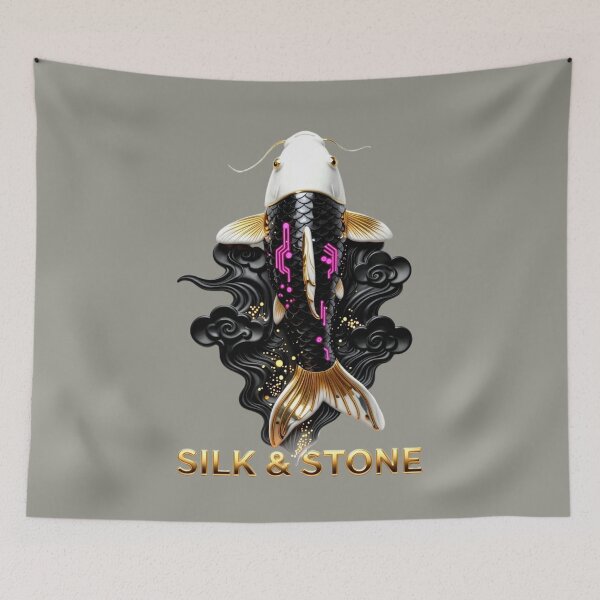Artikelvorschau,  Silk & Stone - The Obsidian Koi High-End 3D_ Edition_01 entworfen und verkauft von Shift-Bloom.