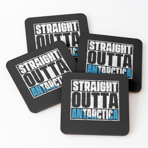 Item preview, Straight Outta Antarctica Flag designed and sold by CosmoKitsch.