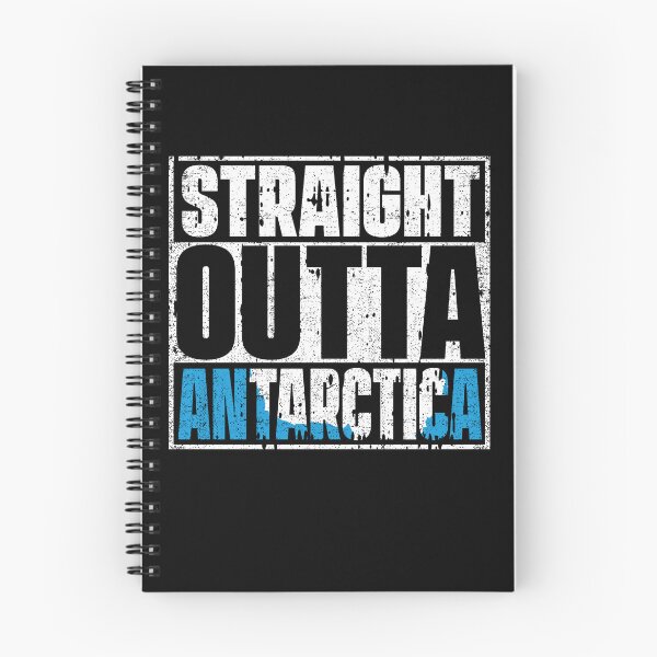 Item preview, Straight Outta Antarctica Flag designed and sold by CosmoKitsch.