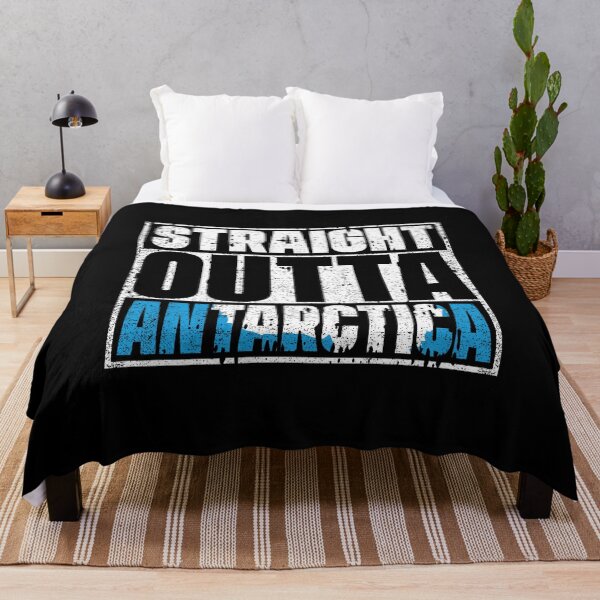 Item preview, Straight Outta Antarctica Flag designed and sold by CosmoKitsch.