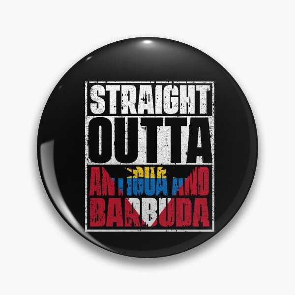 Item preview, Straight Outta Antigua and Barbuda Flag designed and sold by CosmoKitsch.