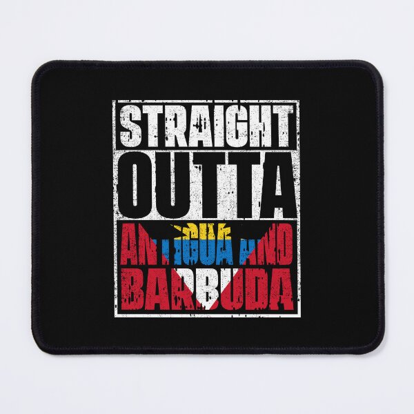 Item preview, Straight Outta Antigua and Barbuda Flag designed and sold by CosmoKitsch.