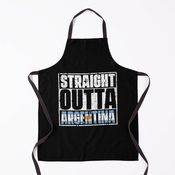 Item preview, Straight Outta Argentina Flag designed and sold by CosmoKitsch.