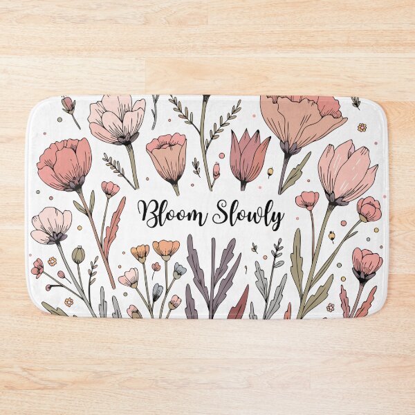Item preview, Bloom Slowly Floral Wildflower Illustration designed and sold by Print culturee.