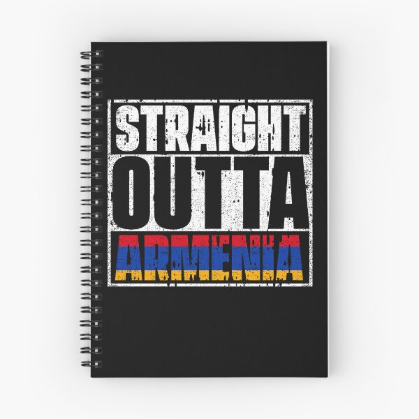 Item preview, Straight Outta armenia Flag designed and sold by CosmoKitsch.