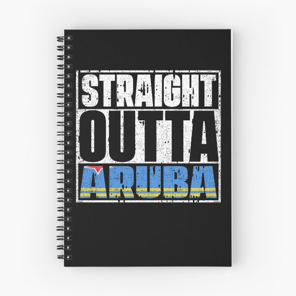 Item preview, Straight Outta Aruba Flag designed and sold by CosmoKitsch.