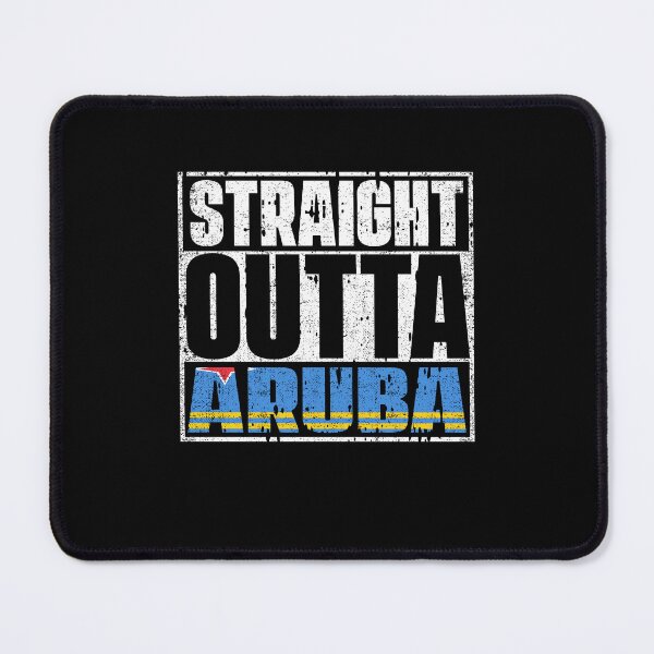 Item preview, Straight Outta Aruba Flag designed and sold by CosmoKitsch.
