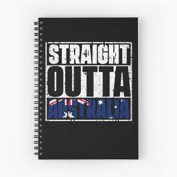 Item preview, Straight Outta Australia Flag designed and sold by CosmoKitsch.