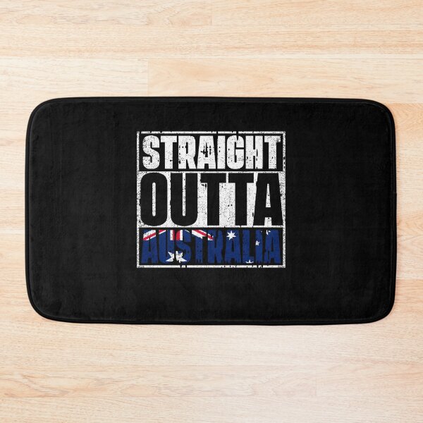 Item preview, Straight Outta Australia Flag designed and sold by CosmoKitsch.
