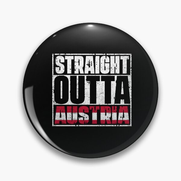 Item preview, Straight Outta Austria Flag designed and sold by CosmoKitsch.