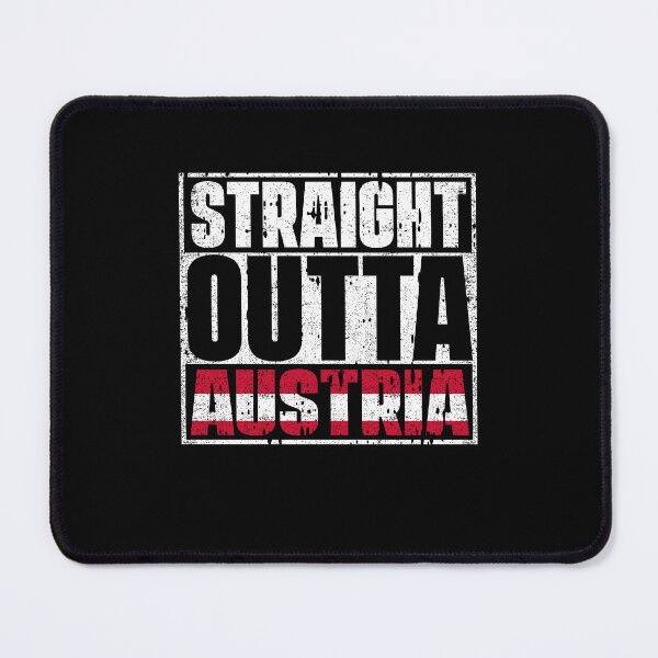 Item preview, Straight Outta Austria Flag designed and sold by CosmoKitsch.