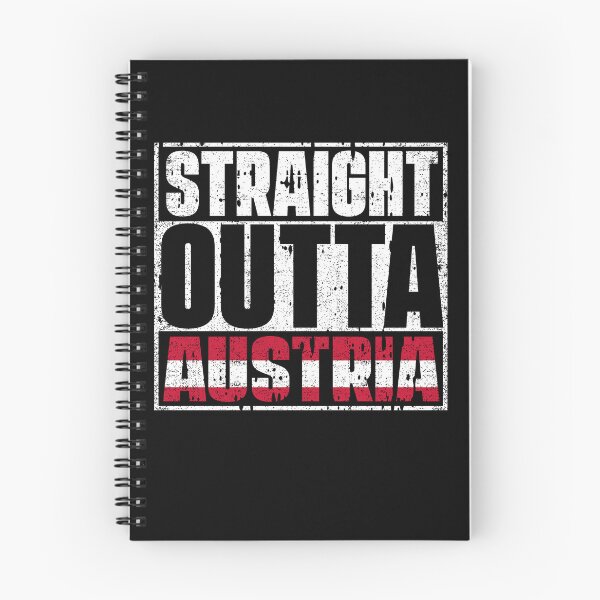 Item preview, Straight Outta Austria Flag designed and sold by CosmoKitsch.