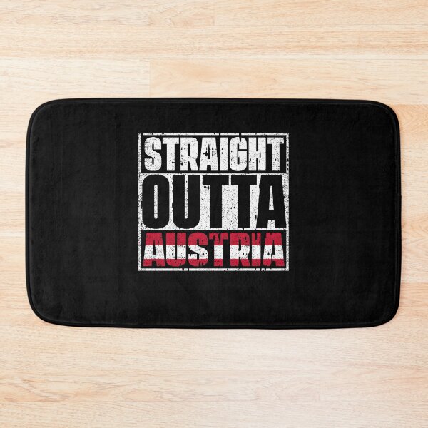 Item preview, Straight Outta Austria Flag designed and sold by CosmoKitsch.