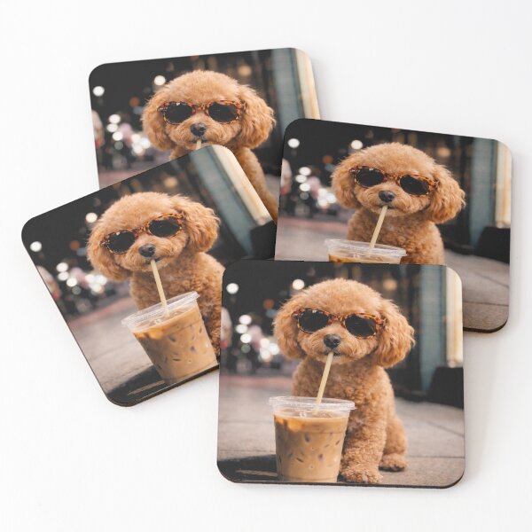 Item preview, Funny Poodle Iced Coffee ,Dog Coffee Lover designed and sold by will freed18.