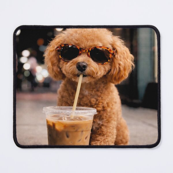 Item preview, Funny Poodle Iced Coffee ,Dog Coffee Lover designed and sold by will freed18.
