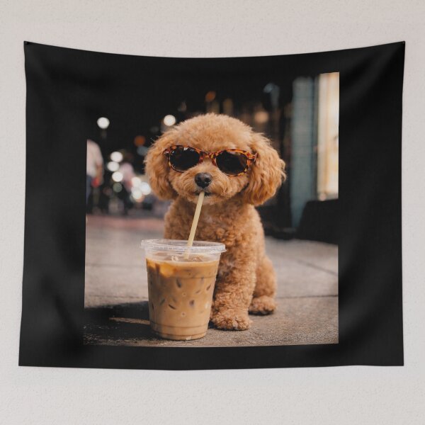 Item preview, Funny Poodle Iced Coffee ,Dog Coffee Lover designed and sold by will freed18.