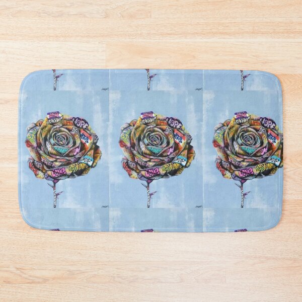 Item preview, Graffiti Rose Street Art – Urban Love Spray Paint Flower Design designed and sold by Kruti Collection.