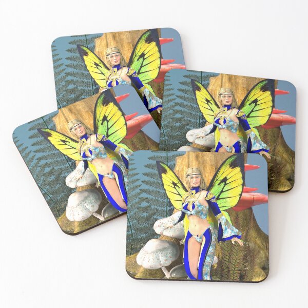 Item preview, Elegant Fairy Butterfly Fantasy Portrait designed and sold by Vac1.