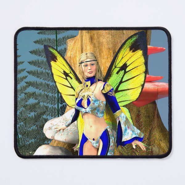 Item preview, Elegant Fairy Butterfly Fantasy Portrait designed and sold by Vac1.