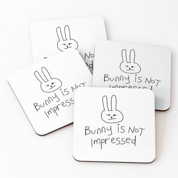 Item preview, Bunny Is Not Impressed Funny Sarcastic Cute Rabbit Design designed and sold by BobbyRocks.